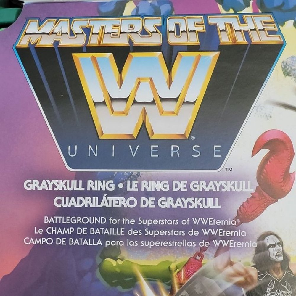 2019 W.W.E., MASTERS OF THE UNIVERSE GRAY SKULL RING, MINT IN THE BOX!!! - Picture 2 of 3